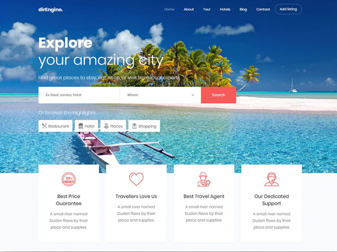 Xu hướng thiết kế website du lịch mới 2020